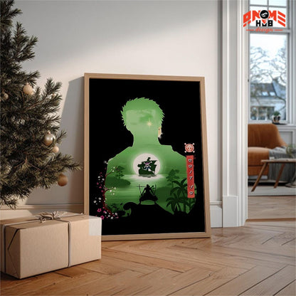 Onee Piecee Poster/Canvas, Art Anime Wall Print, Wall Decor  – Rorronnoa Zoorro  Poster/Canvas ANIME HUB