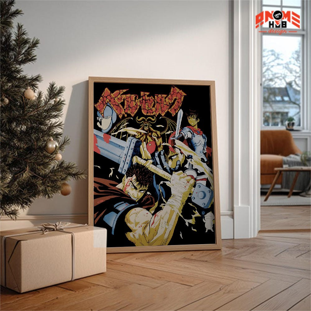 Berserkk 16 Poster/Canvas, Art Anime Wall Print, Wall Decor  –  Poster/Canvas ANIME HUB