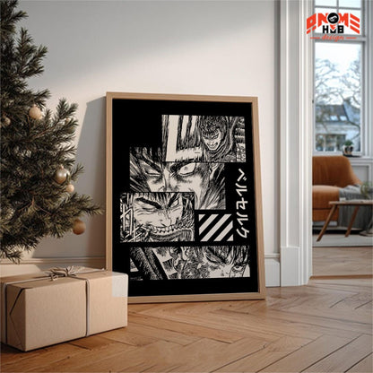 Berserkk 12 Poster/Canvas, Art Anime Wall Print, Wall Decor  –  Poster/Canvas ANIME HUB