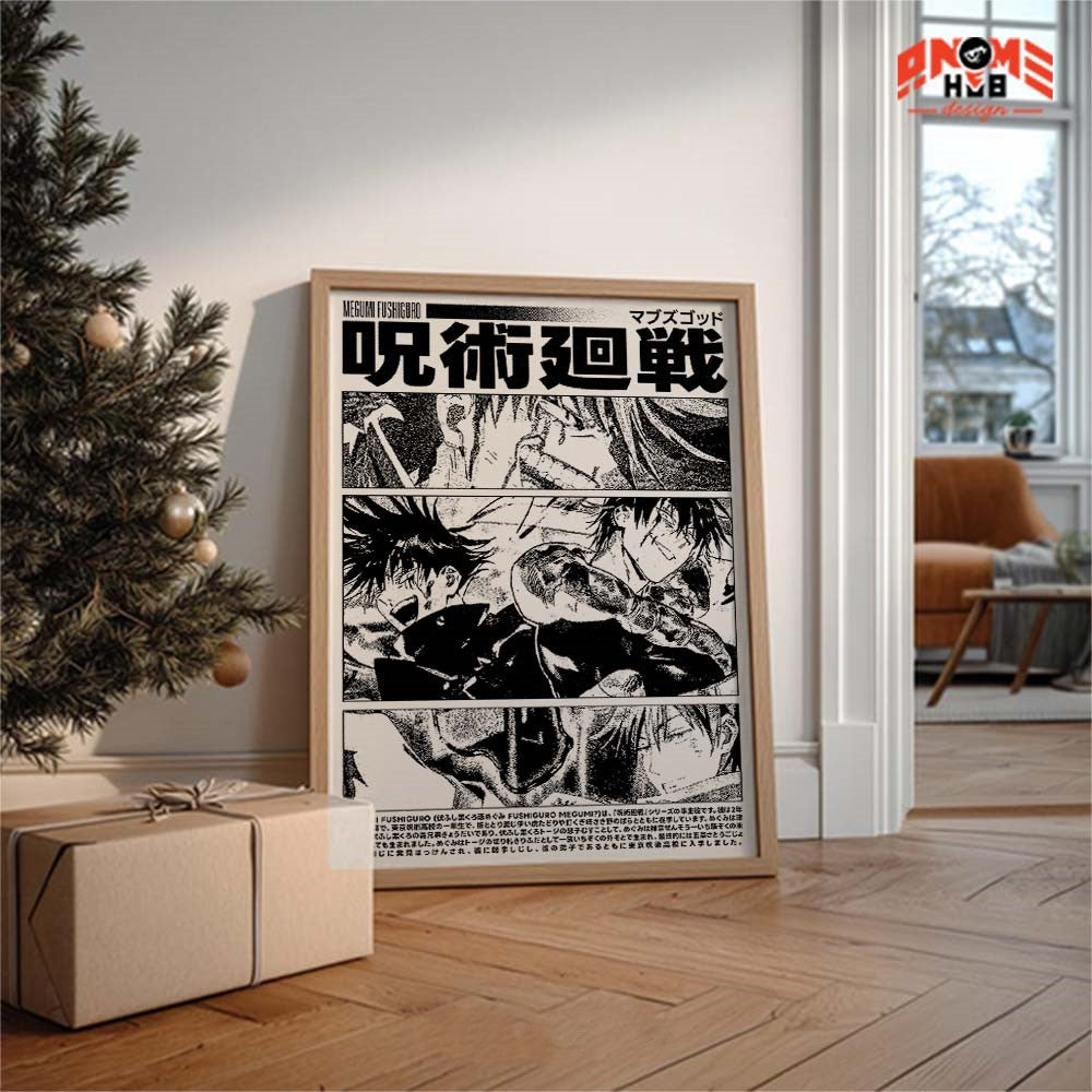 Jujustsuu Kaiisenn 2 Poster/Canvas, Art Anime Wall Print, Wall Decor  –  Poster/Canvas ANIME HUB