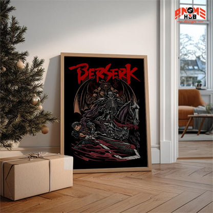 Póster de Griffith del anime Berserk | Arte mural de Berserk | Póster de Berserk | Impresión decorativa de alta calidad