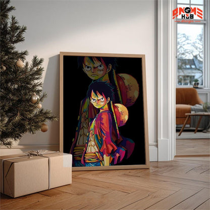 Onee Piecee Poster/Canvas, Art Anime Wall Print, Wall Decor  – Luuffyy  Poster/Canvas ANIME HUB