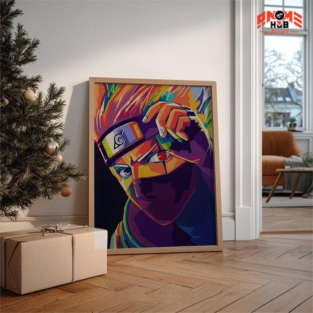 Narrutoo Poster/Canvas, Art Anime Wall Print, Wall Decor  – Hattakee Kakaasshi  2 Poster/Canvas ANIME HUB