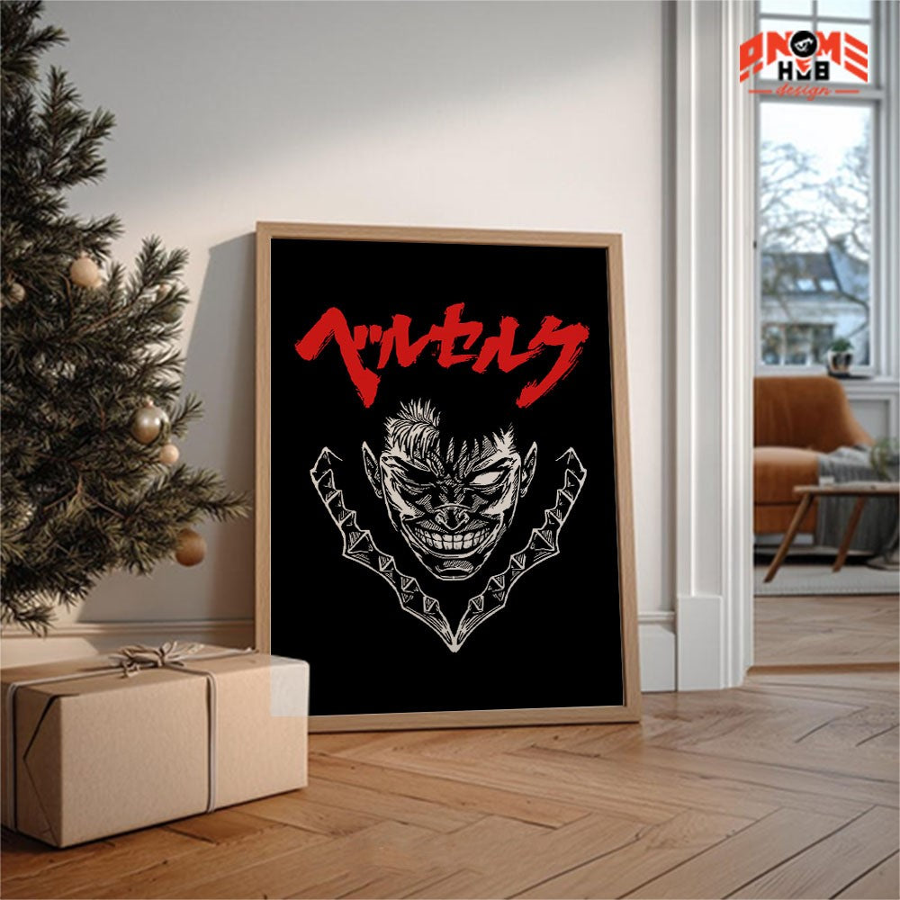 Póster de Griffith del anime Berserk | Arte mural de Berserk | Póster de Berserk | Impresión decorativa de alta calidad