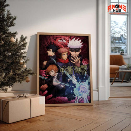 Jujustsuu Kaiisenn Poster/Canvas, Art Anime Wall Print, Wall Decor  –  Poster/Canvas ANIME HUB