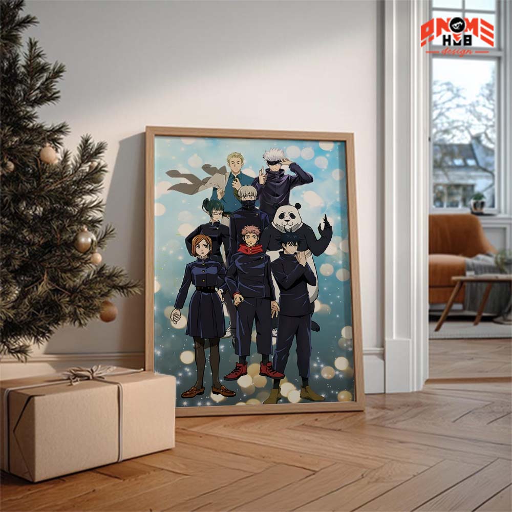 Jujustsuu Kaiisenn 12 Poster/Canvas, Art Anime Wall Print, Wall Decor  –  Poster/Canvas ANIME HUB