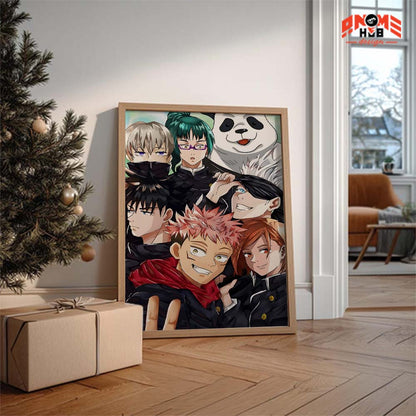 Jujustsuu Kaiisenn 18 Poster/Canvas, Art Anime Wall Print, Wall Decor  –  Poster/Canvas ANIME HUB