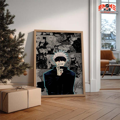 Jujustsuu Kaiisenn 10 Poster/Canvas, Art Anime Wall Print, Wall Decor  –  Poster/Canvas ANIME HUB