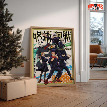 Jujustsuu Kaiisenn 15 Poster/Canvas, Art Anime Wall Print, Wall Decor  –  Poster/Canvas ANIME HUB