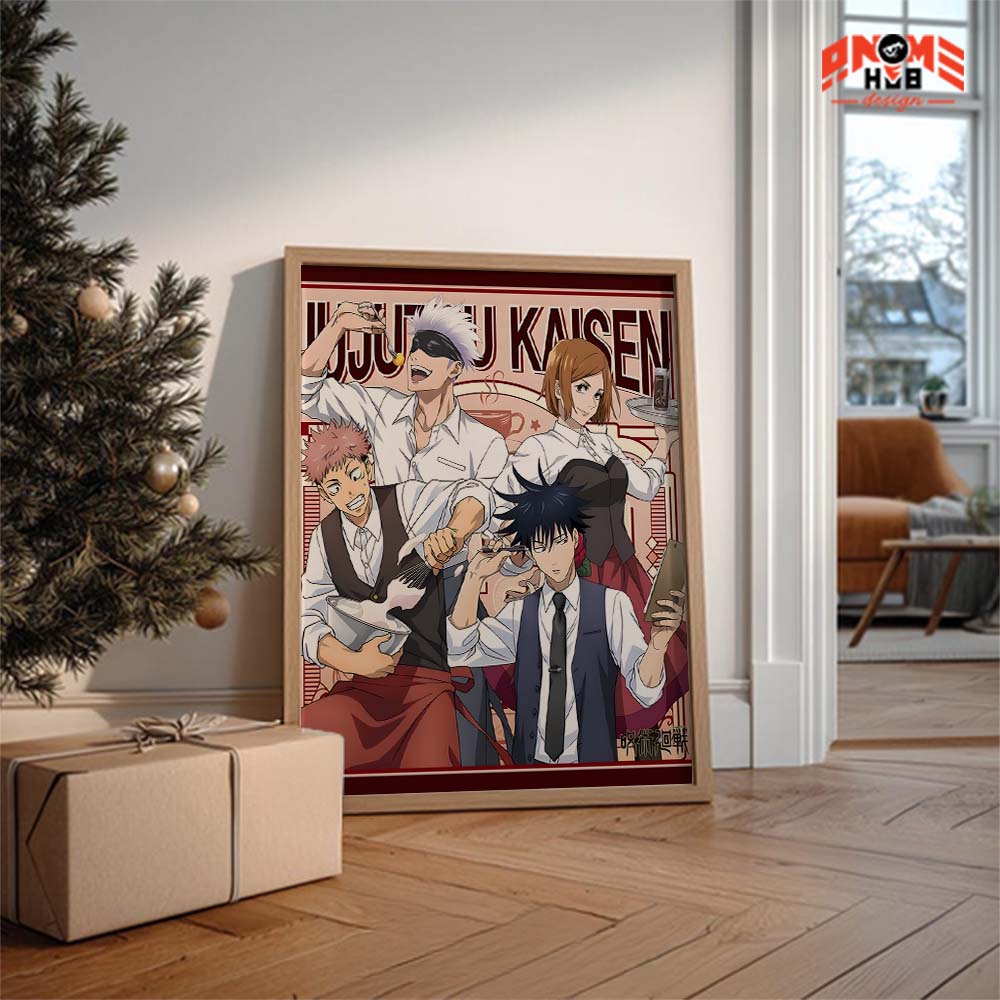 Jujustsuu Kaiisenn 26 Poster/Canvas, Art Anime Wall Print, Wall Decor  –  Poster/Canvas ANIME HUB