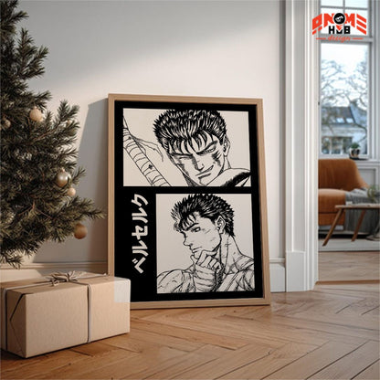 Berserkk Poster/Canvas, Art Anime Wall Print, Wall Decor  –  Poster/Canvas ANIME HUB