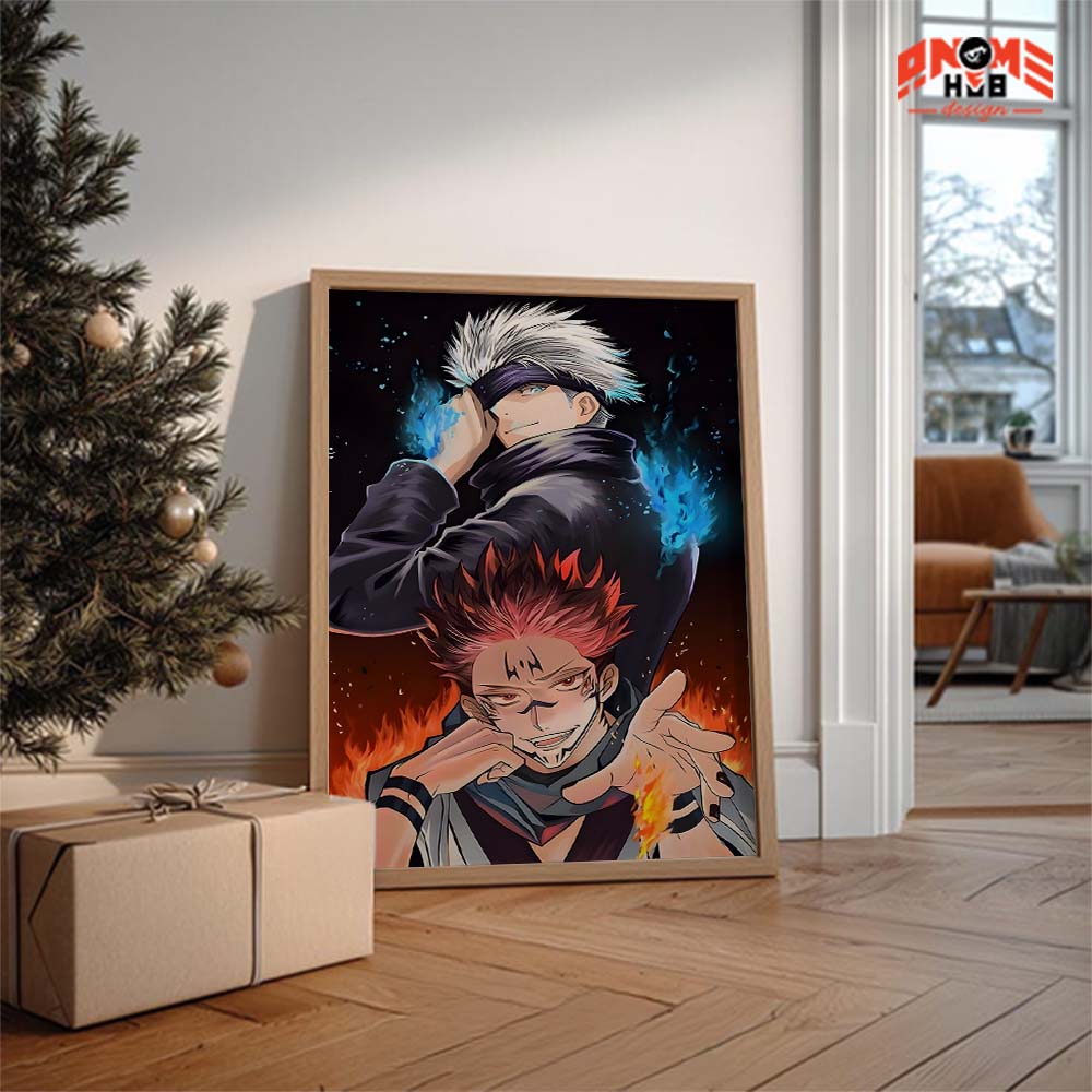 Jujustsuu Kaiisenn 19 Poster/Canvas, Art Anime Wall Print, Wall Decor  –  Poster/Canvas ANIME HUB