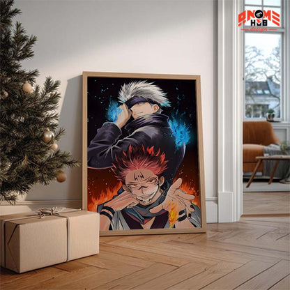 Jujustsuu Kaiisenn 19 Poster/Canvas, Art Anime Wall Print, Wall Decor  –  Poster/Canvas ANIME HUB