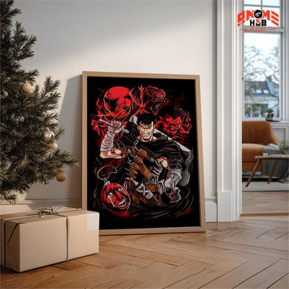 Berserkk 21 Poster/Canvas, Art Anime Wall Print, Wall Decor  –  Poster/Canvas ANIME HUB