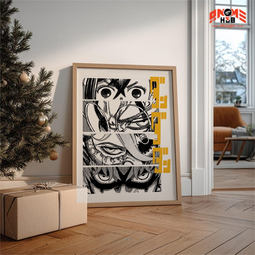 Daandadann 10 Poster/Canvas, Art Anime Wall Print, Wall Decor  –  Poster/Canvas ANIME HUB