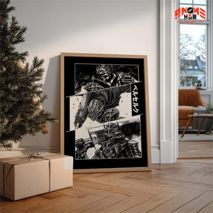 Berserkk 1 Poster/Canvas, Art Anime Wall Print, Wall Decor  –  Poster/Canvas ANIME HUB