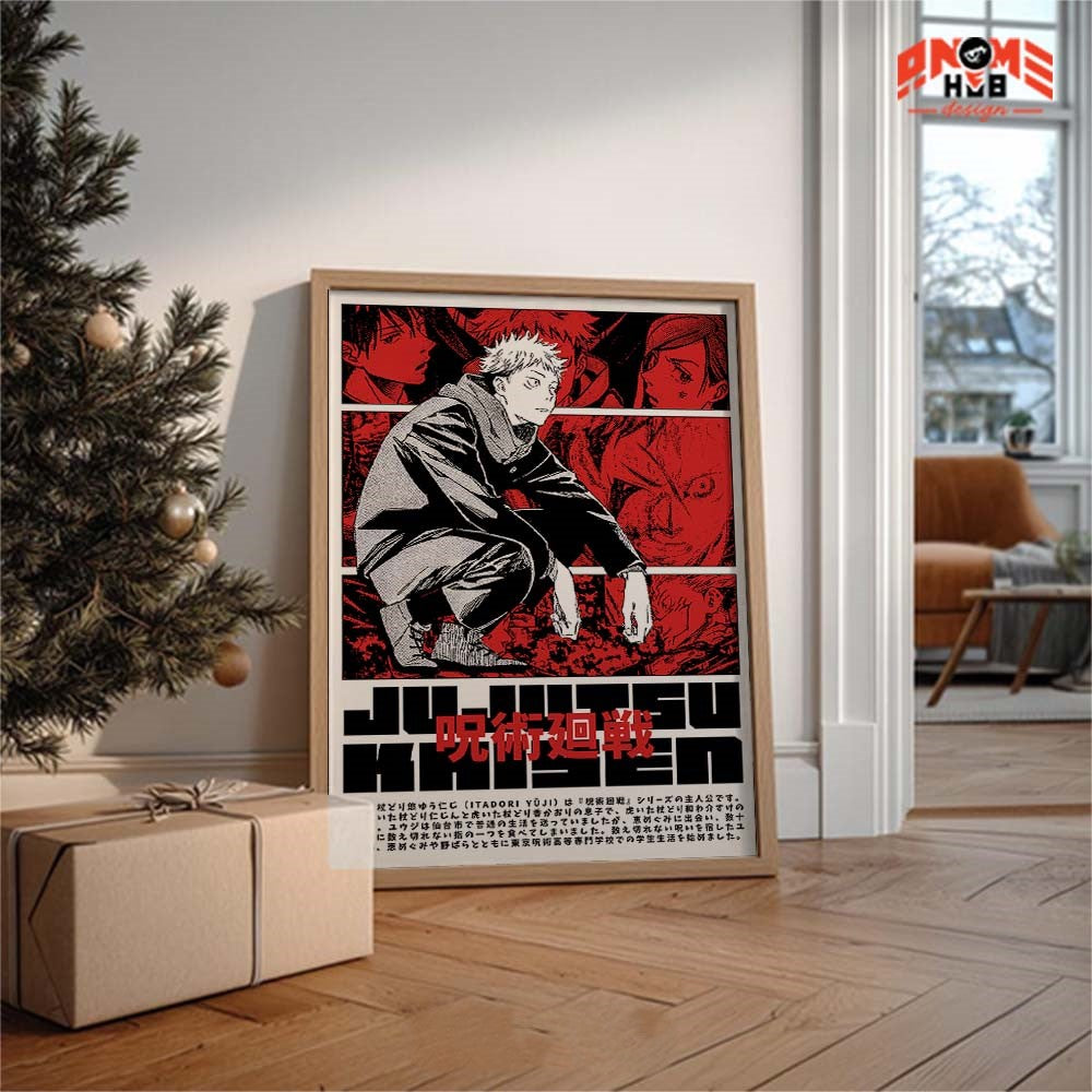 Jujustsuu Kaiisenn 6 Poster/Canvas, Art Anime Wall Print, Wall Decor  –  Poster/Canvas ANIME HUB