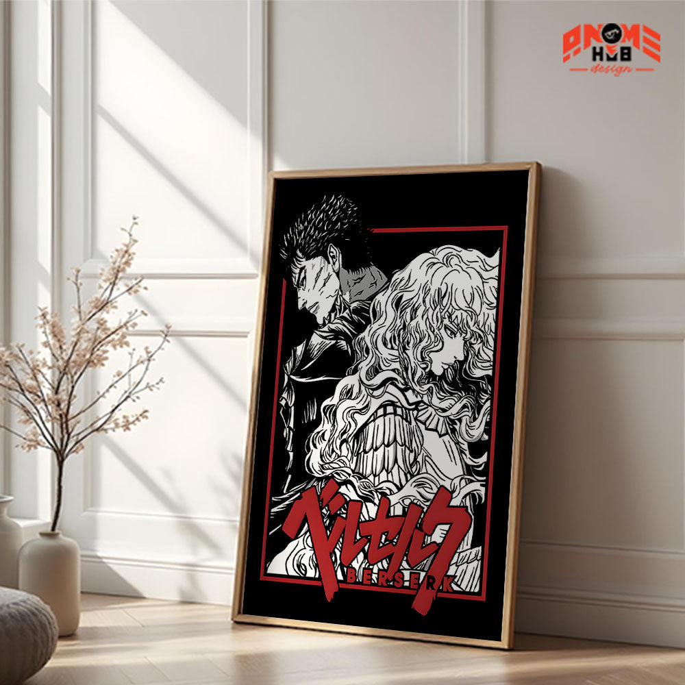 Berserkk 20 Poster/Canvas, Art Anime Wall Print, Wall Decor  –  Poster/Canvas ANIME HUB