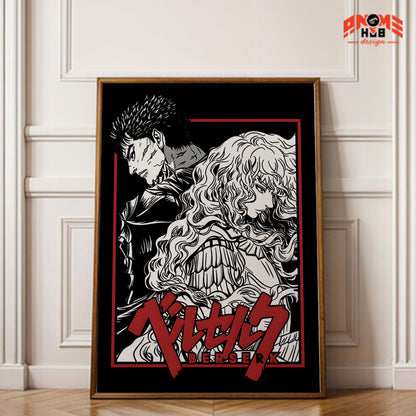 Berserkk 20 Poster/Canvas, Art Anime Wall Print, Wall Decor  –  Poster/Canvas ANIME HUB