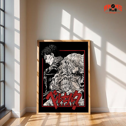 Berserkk 20 Poster/Canvas, Art Anime Wall Print, Wall Decor  –  Poster/Canvas ANIME HUB
