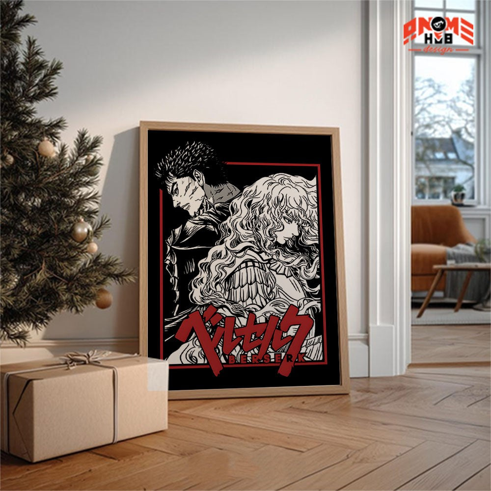 Berserkk 20 Poster/Canvas, Art Anime Wall Print, Wall Decor  –  Poster/Canvas ANIME HUB